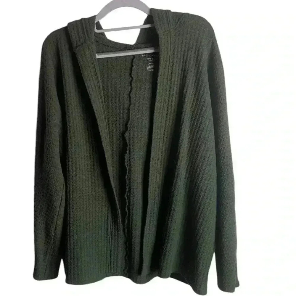 3 for $20! American Eagle Outfitters Green Cardigan Sweater
